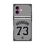 プレミアムスクエアケース with MagSafe［ 読売ジャイアンツ - #73 HASHIGAMI - ビジター ］