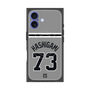 プレミアムスクエアケース with MagSafe［ 読売ジャイアンツ - #73 HASHIGAMI - ビジター ］