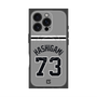 プレミアムスクエアケース with MagSafe［ 読売ジャイアンツ - #73 HASHIGAMI - ビジター ］