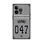 プレミアムスクエアケース with MagSafe［ 読売ジャイアンツ - #047 KOHNO - ビジター ］