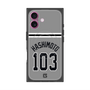 プレミアムスクエアケース with MagSafe［ 読売ジャイアンツ - #103 HASHIMOTO - ビジター ］