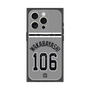 プレミアムスクエアケース with MagSafe［ 読売ジャイアンツ - #106 WAKABAYASHI - ビジター ］