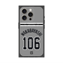 プレミアムスクエアケース with MagSafe［ 読売ジャイアンツ - #106 WAKABAYASHI - ビジター ］