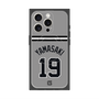 プレミアムスクエアケース with MagSafe［ 読売ジャイアンツ - #19 YAMASAKI - ビジター ］
