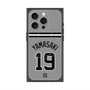 プレミアムスクエアケース with MagSafe［ 読売ジャイアンツ - #19 YAMASAKI - ビジター ］