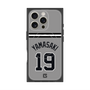 プレミアムスクエアケース with MagSafe［ 読売ジャイアンツ - #19 YAMASAKI - ビジター ］