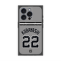 プレミアムスクエアケース with MagSafe［ 読売ジャイアンツ - #22 KOBAYASHI - ビジター ］