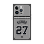 プレミアムスクエアケース with MagSafe［ 読売ジャイアンツ - #27 KISHIDA - ビジター ］