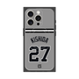プレミアムスクエアケース with MagSafe［ 読売ジャイアンツ - #27 KISHIDA - ビジター ］