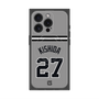 プレミアムスクエアケース with MagSafe［ 読売ジャイアンツ - #27 KISHIDA - ビジター ］