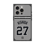 プレミアムスクエアケース with MagSafe［ 読売ジャイアンツ - #27 KISHIDA - ビジター ］