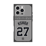 プレミアムスクエアケース with MagSafe［ 読売ジャイアンツ - #27 KISHIDA - ビジター ］