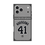 プレミアムスクエアケース with MagSafe［ 読売ジャイアンツ - #41 NAKAGAWA - ビジター ］