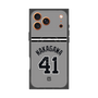 プレミアムスクエアケース with MagSafe［ 読売ジャイアンツ - #41 NAKAGAWA - ビジター ］
