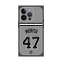 プレミアムスクエアケース with MagSafe［ 読売ジャイアンツ - #47 MORITA - ビジター ］