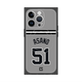 プレミアムスクエアケース with MagSafe［ 読売ジャイアンツ - #51 ASANO - ビジター ］