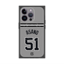 プレミアムスクエアケース with MagSafe［ 読売ジャイアンツ - #51 ASANO - ビジター ］