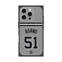 プレミアムスクエアケース with MagSafe［ 読売ジャイアンツ - #51 ASANO - ビジター ］