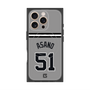 プレミアムスクエアケース with MagSafe［ 読売ジャイアンツ - #51 ASANO - ビジター ］