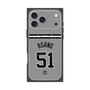 プレミアムスクエアケース with MagSafe［ 読売ジャイアンツ - #51 ASANO - ビジター ］