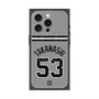 プレミアムスクエアケース with MagSafe［ 読売ジャイアンツ - #53 TAKANASHI - ビジター ］
