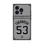 プレミアムスクエアケース with MagSafe［ 読売ジャイアンツ - #53 TAKANASHI - ビジター ］