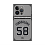 プレミアムスクエアケース with MagSafe［ 読売ジャイアンツ - #58 FUNABASAMA - ビジター ］