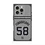 プレミアムスクエアケース with MagSafe［ 読売ジャイアンツ - #58 FUNABASAMA - ビジター ］