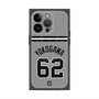 プレミアムスクエアケース with MagSafe［ 読売ジャイアンツ - #62 YOKOGAWA - ビジター ］