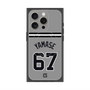 プレミアムスクエアケース with MagSafe［ 読売ジャイアンツ - #67 YAMASE - ビジター ］
