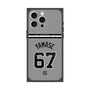 プレミアムスクエアケース with MagSafe［ 読売ジャイアンツ - #67 YAMASE - ビジター ］