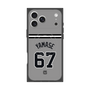 プレミアムスクエアケース with MagSafe［ 読売ジャイアンツ - #67 YAMASE - ビジター ］