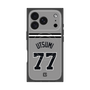プレミアムスクエアケース with MagSafe［ 読売ジャイアンツ - #77 UTSUMI - ビジター ］