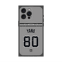 プレミアムスクエアケース with MagSafe［ 読売ジャイアンツ - #80 YANO - ビジター ］