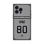 プレミアムスクエアケース with MagSafe［ 読売ジャイアンツ - #80 YANO - ビジター ］