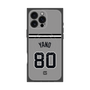 プレミアムスクエアケース with MagSafe［ 読売ジャイアンツ - #80 YANO - ビジター ］