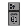 プレミアムスクエアケース with MagSafe［ 読売ジャイアンツ - #81 SUGIUCHI - ビジター ］