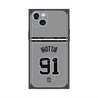 プレミアムスクエアケース with MagSafe［ 読売ジャイアンツ - #91 HOTTA - ビジター ］