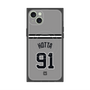 プレミアムスクエアケース with MagSafe［ 読売ジャイアンツ - #91 HOTTA - ビジター ］