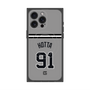 プレミアムスクエアケース with MagSafe［ 読売ジャイアンツ - #91 HOTTA - ビジター ］
