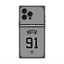 プレミアムスクエアケース with MagSafe［ 読売ジャイアンツ - #91 HOTTA - ビジター ］