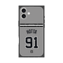 プレミアムスクエアケース with MagSafe［ 読売ジャイアンツ - #91 HOTTA - ビジター ］