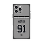 プレミアムスクエアケース with MagSafe［ 読売ジャイアンツ - #91 HOTTA - ビジター ］