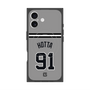 プレミアムスクエアケース with MagSafe［ 読売ジャイアンツ - #91 HOTTA - ビジター ］