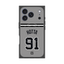 プレミアムスクエアケース with MagSafe［ 読売ジャイアンツ - #91 HOTTA - ビジター ］