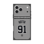 プレミアムスクエアケース with MagSafe［ 読売ジャイアンツ - #91 HOTTA - ビジター ］