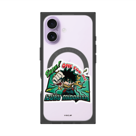 プレミアムスクエアケース with MagSafe［ 僕のヒーローアカデミア - ミニキャラ - 緑谷 出久 ］