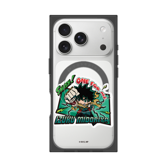 プレミアムスクエアケース with MagSafe［ 僕のヒーローアカデミア - ミニキャラ - 緑谷 出久 ］