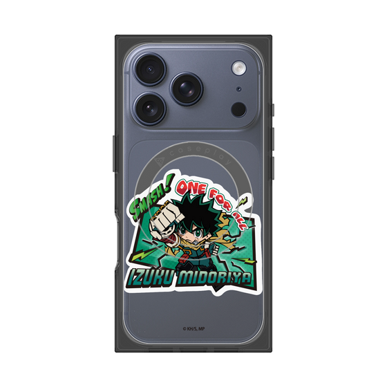 プレミアムスクエアケース with MagSafe［ 僕のヒーローアカデミア - ミニキャラ - 緑谷 出久 ］