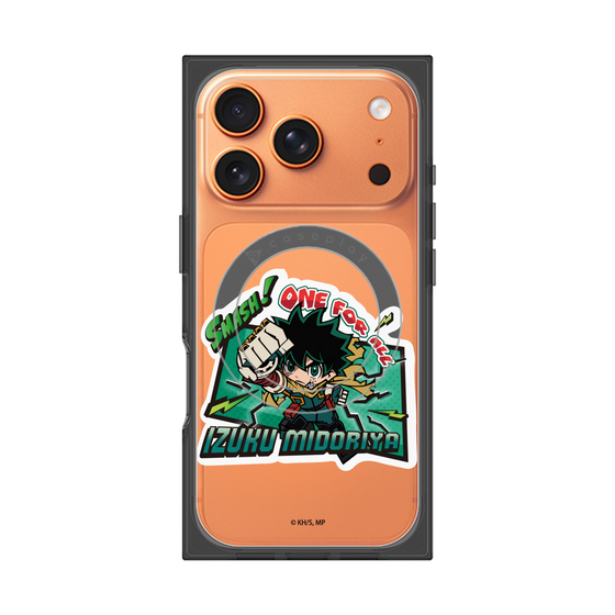 プレミアムスクエアケース with MagSafe［ 僕のヒーローアカデミア - ミニキャラ - 緑谷 出久 ］